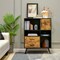 Costway Industrial Buffet Sideboard Storage Cabinet Organizer Cupboard with Cubbies Drawers